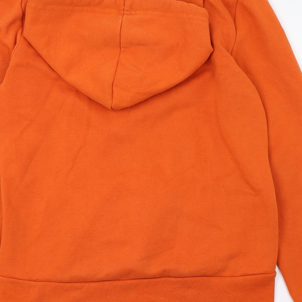 Primark Womens Orange  Jersey Pullover Hoodie Size 6