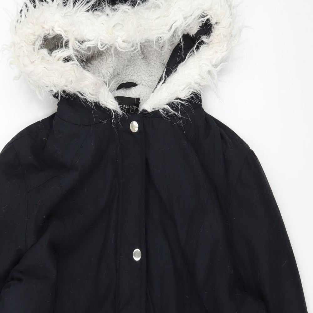 Dorothy Perkins Womens Black   Parka Coat Size 18