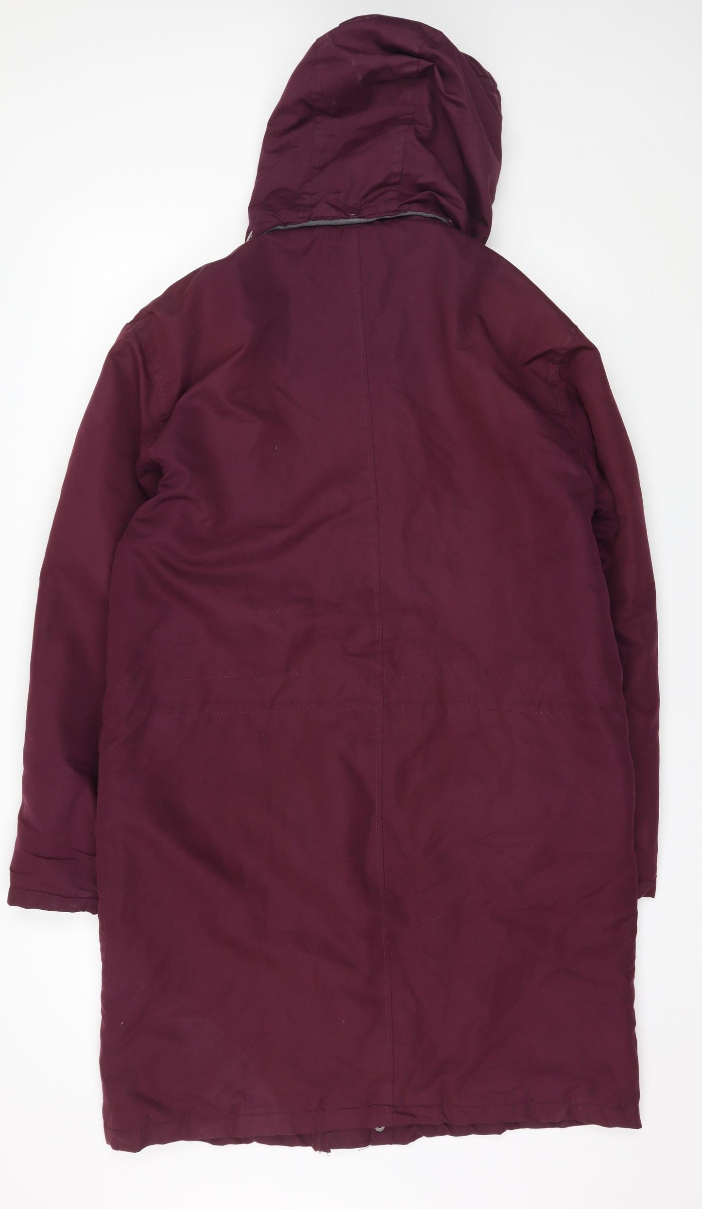 Cotton Traders Womens Purple   Parka Coat Size M
