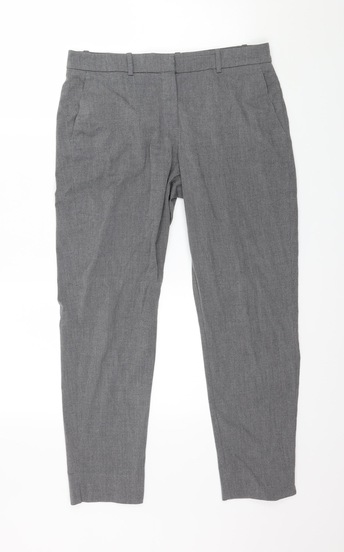 Mango Womens Grey   Trousers  Size 12 L27 in