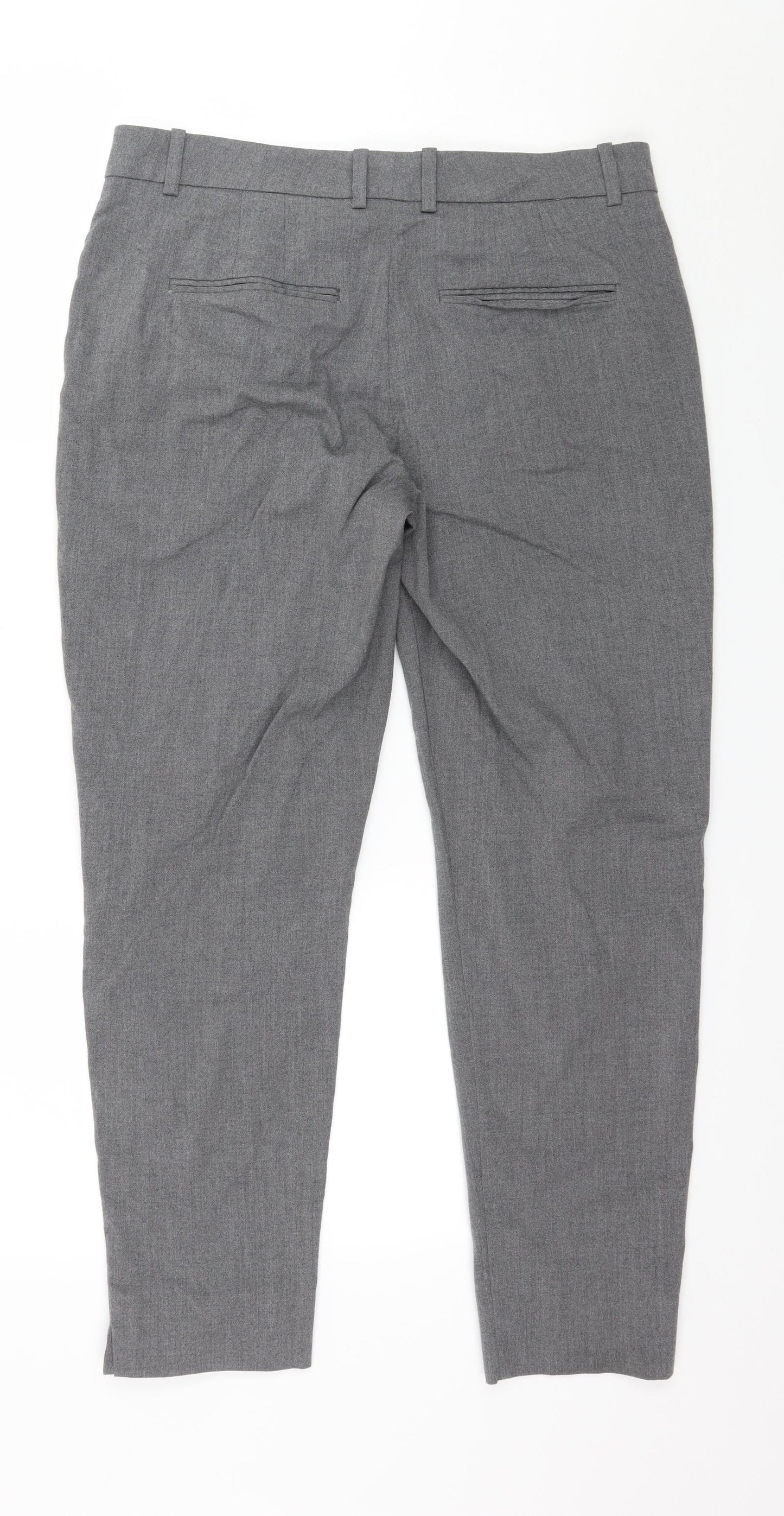 Mango Womens Grey   Trousers  Size 12 L27 in
