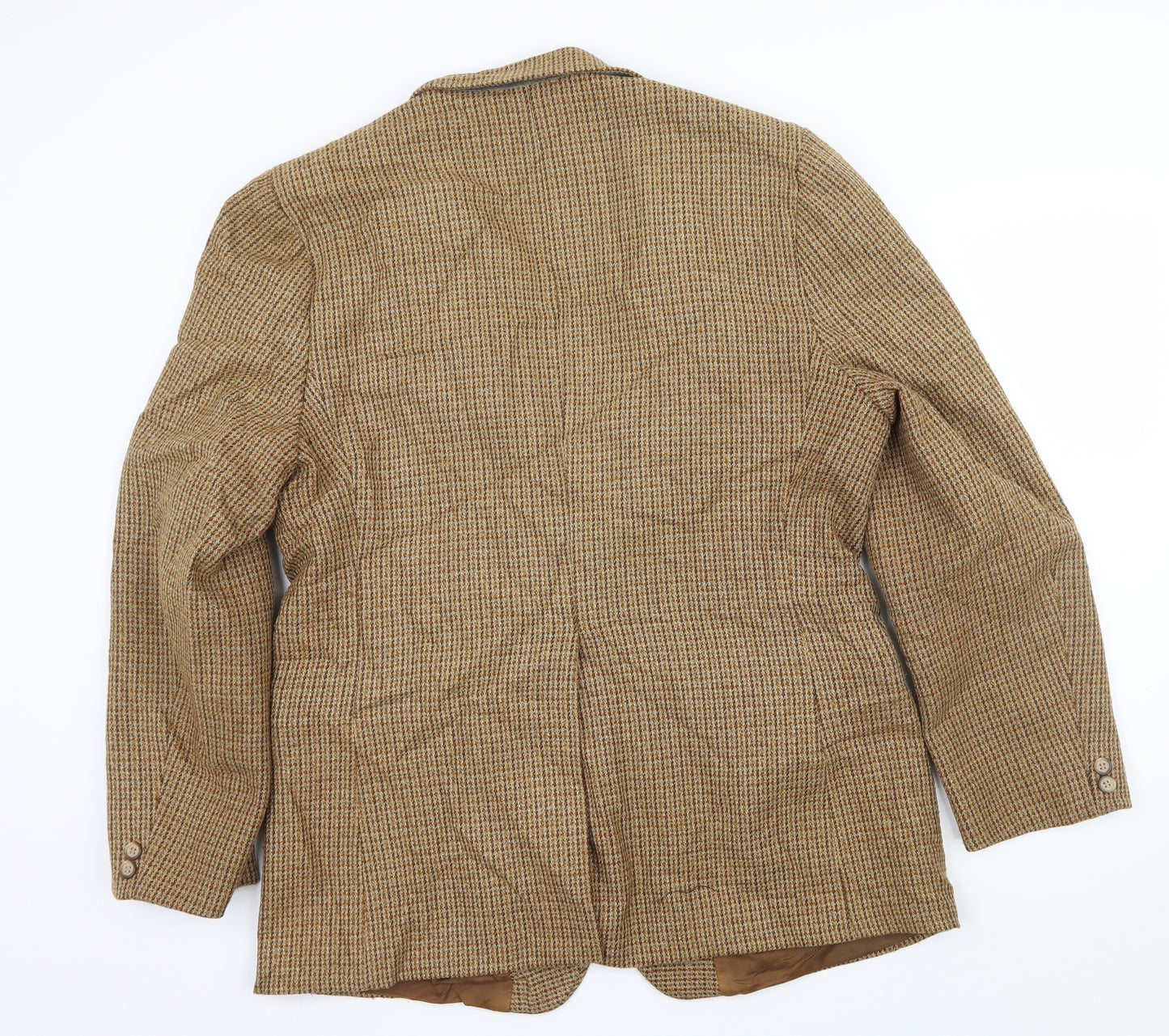 Preworn Mens Brown Striped  Jacket Suit Jacket Size L