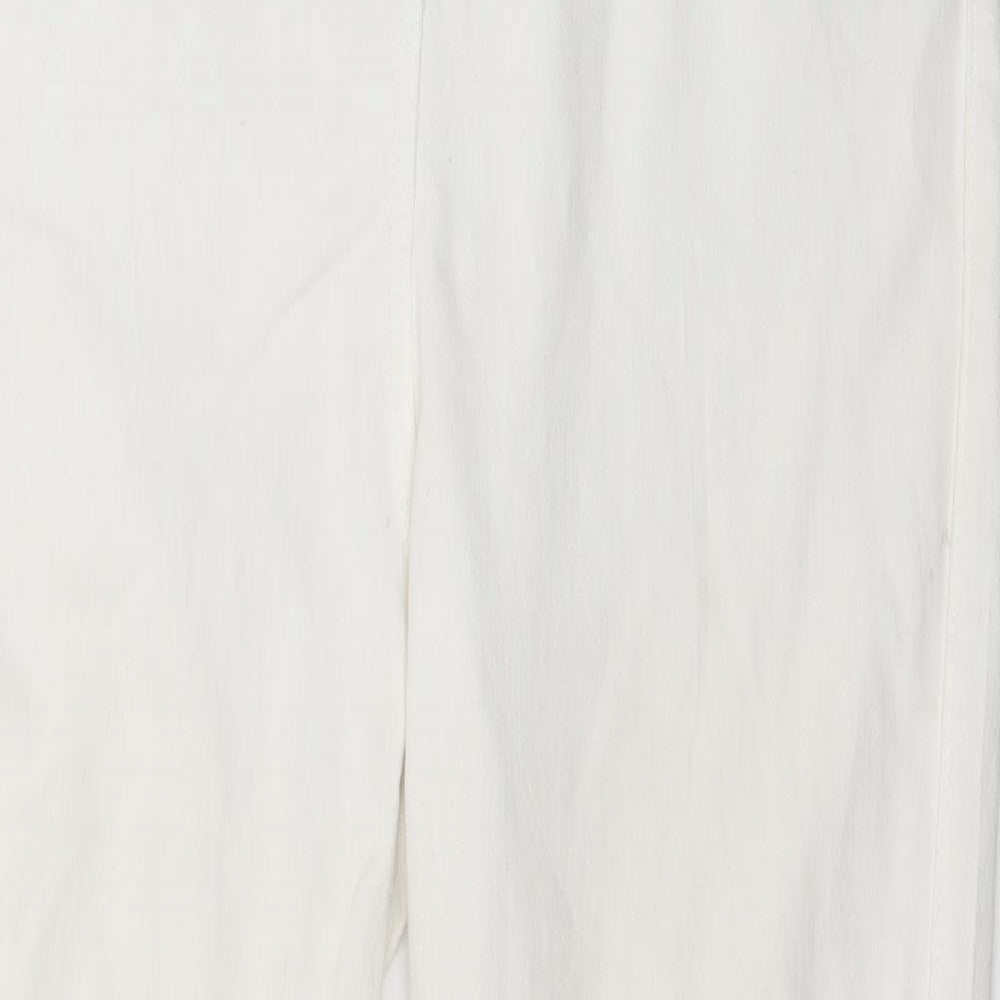 NEXT Womens White  Denim Jegging Jeans Size 14 L24 in