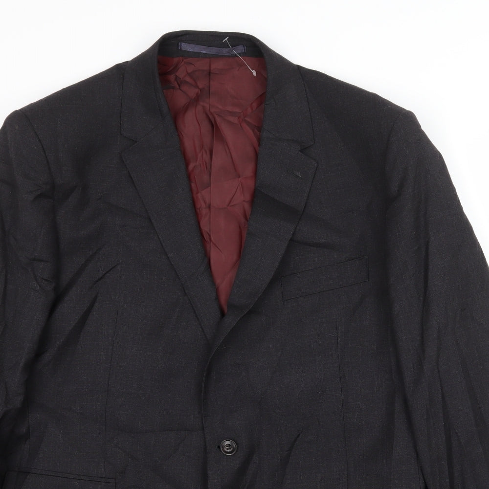Marks and Spencer Mens Grey   Jacket Suit Jacket Size XL