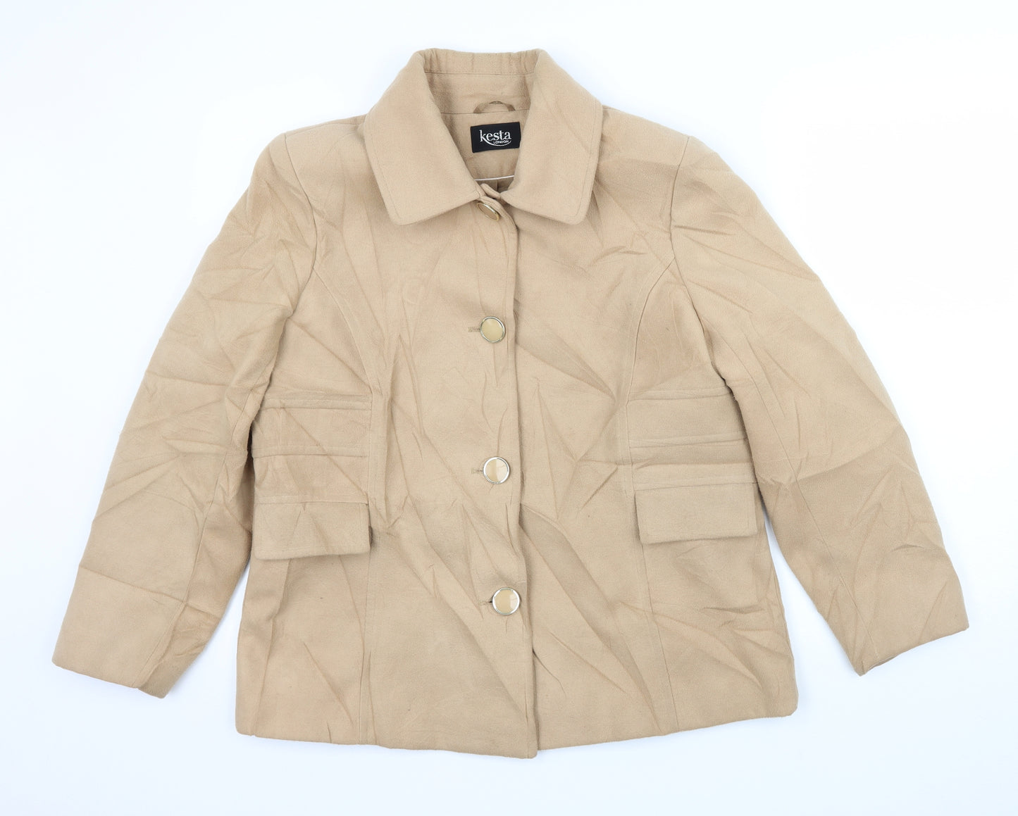 Kesta Womens Beige   Jacket  Size 14