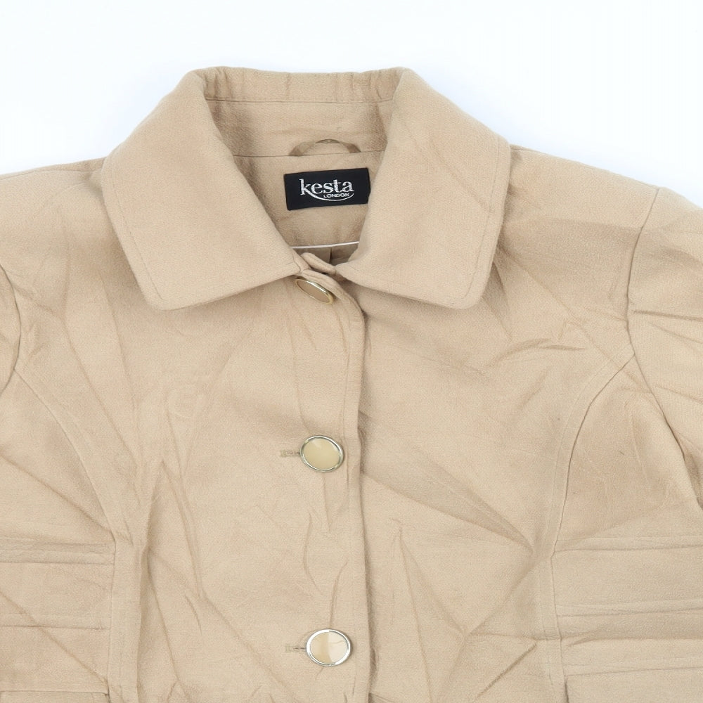 Kesta Womens Beige   Jacket  Size 14