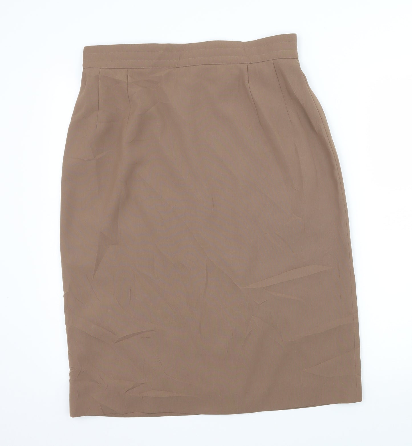 Country Casuals Womens Brown   Straight & Pencil Skirt Size 16