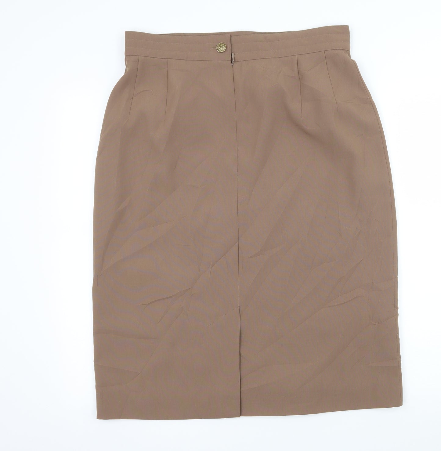 Country Casuals Womens Brown   Straight & Pencil Skirt Size 16