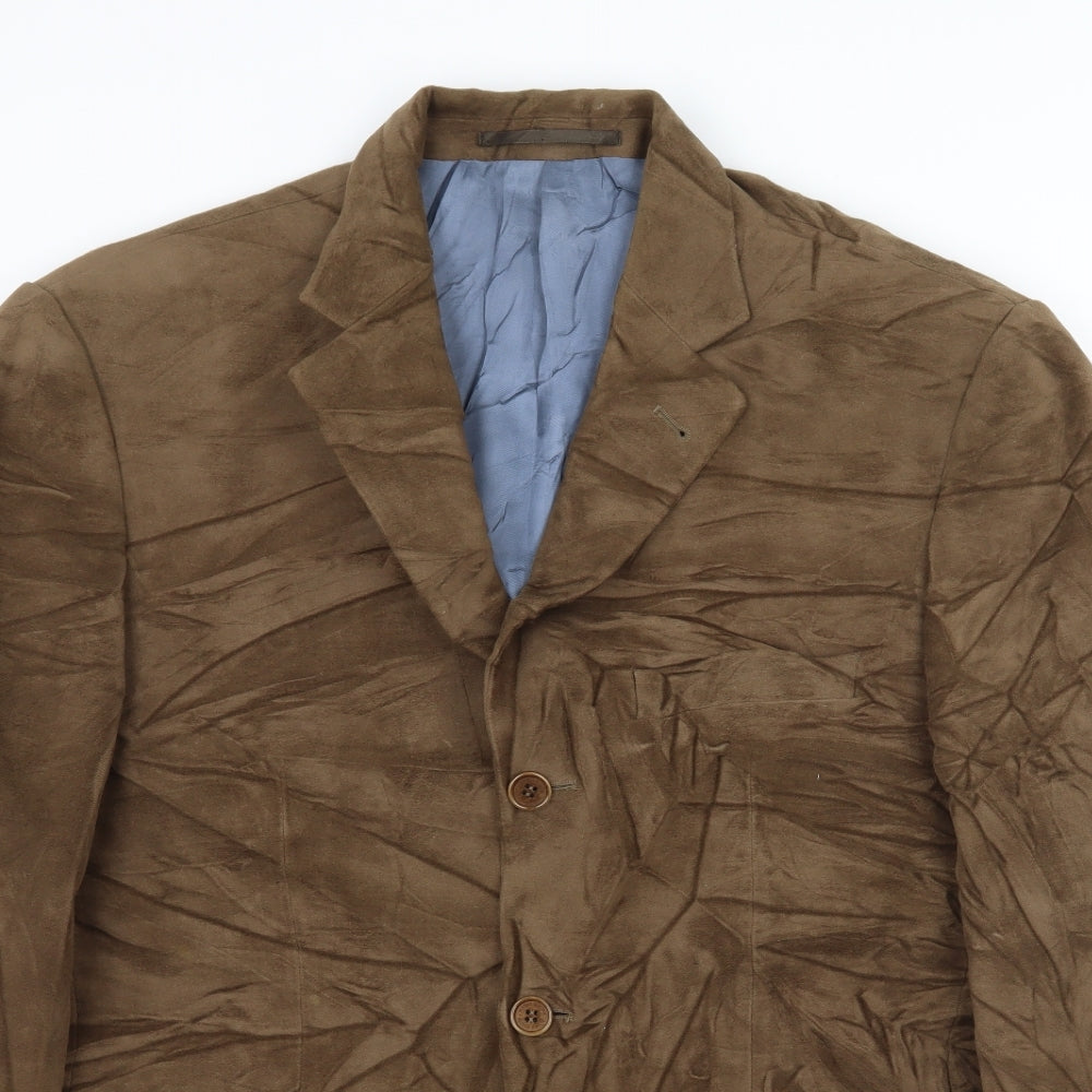 Preworn Mens Brown   Jacket Suit Jacket Size L