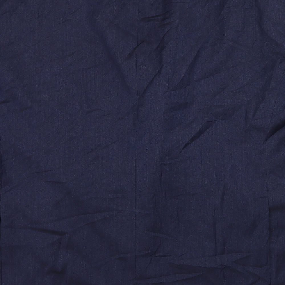 T.M.Lewin Mens Blue Striped  Jacket Suit Jacket Size 2XL