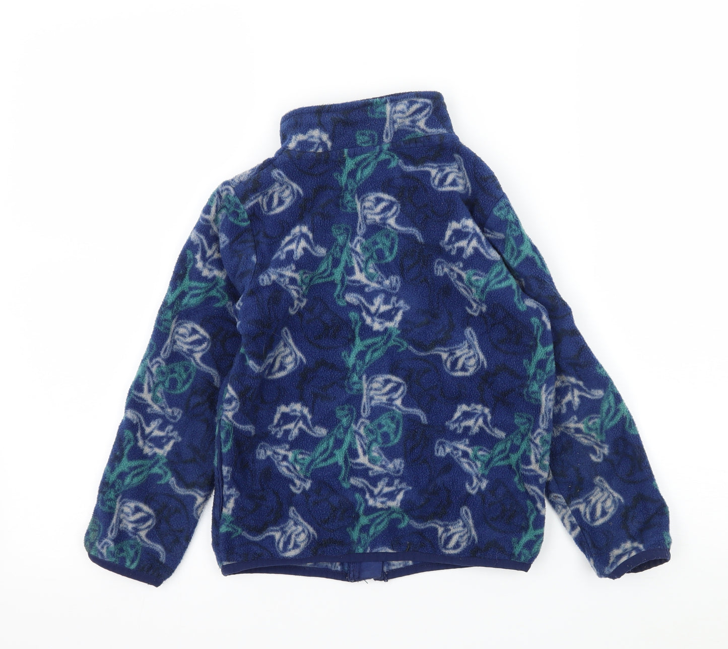 Lupilu Boys Blue Geometric Fleece Jacket  Size 5-6 Years
