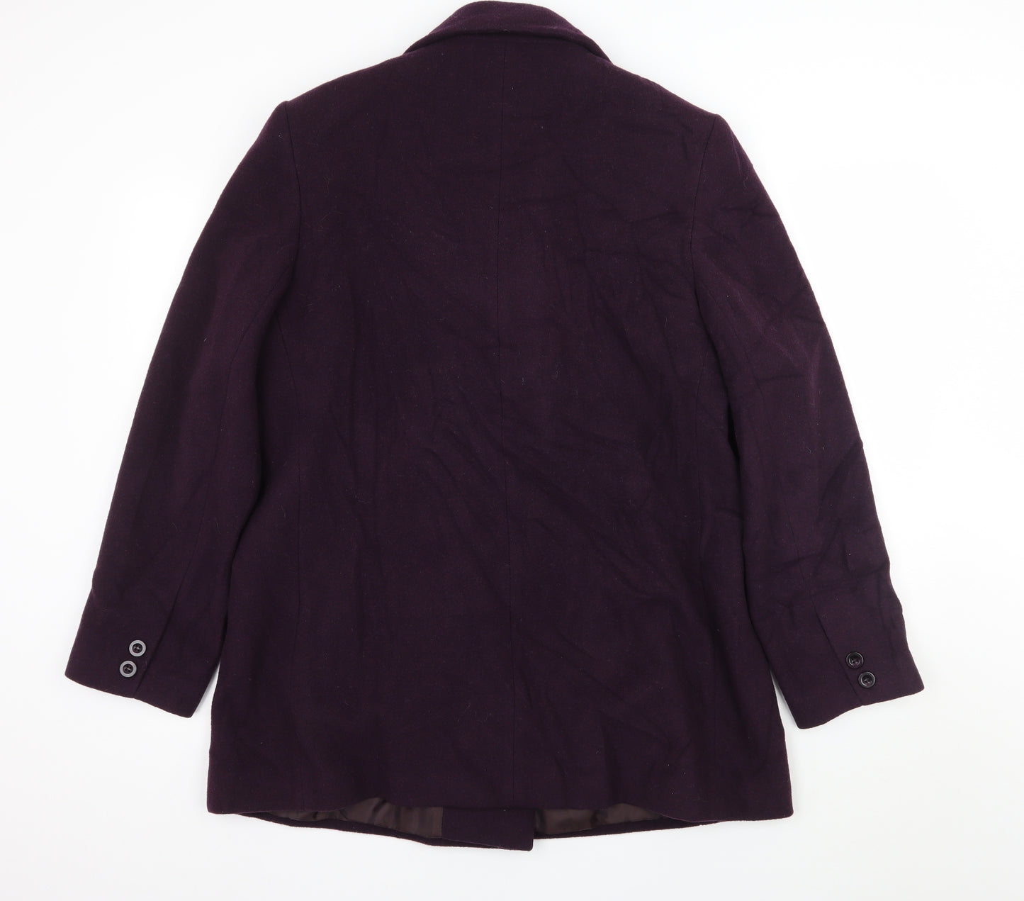 Autonomy Womens Purple   Pea Coat Coat Size 16