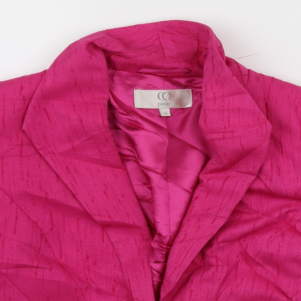CC Womens Pink   Jacket  Size 10