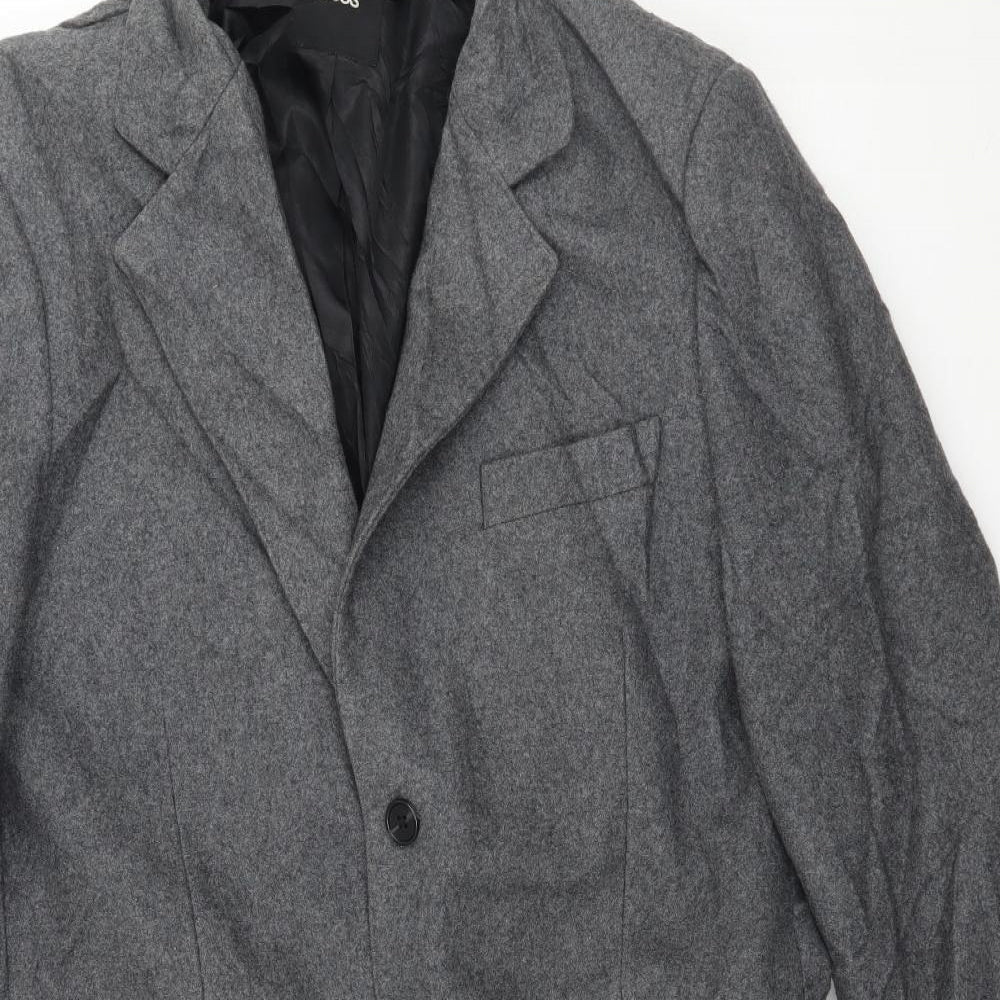 ASOS Mens Grey   Overcoat Coat Size M