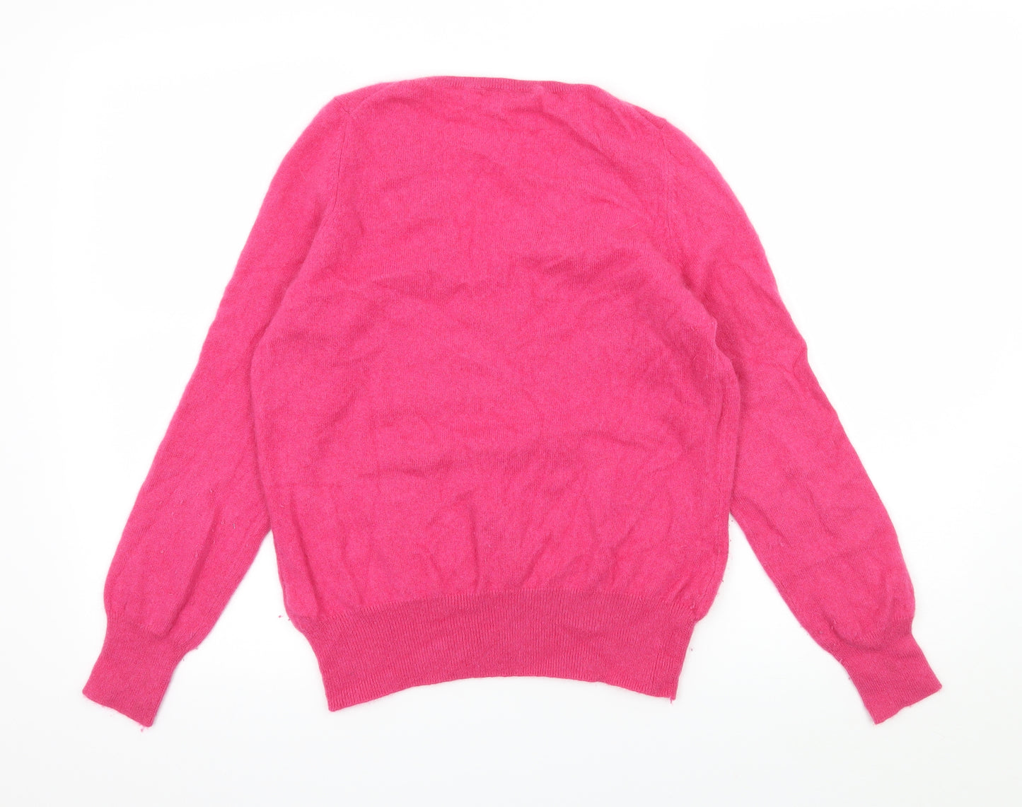 Marks and Spencer Womens Pink  Knit Pullover Jumper Size 14