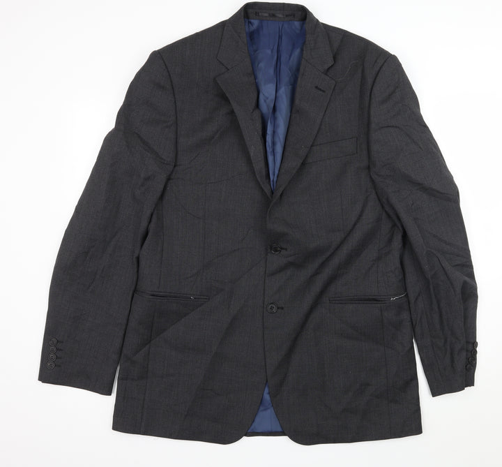 John Lewis Mens Grey   Jacket Suit Jacket Size L
