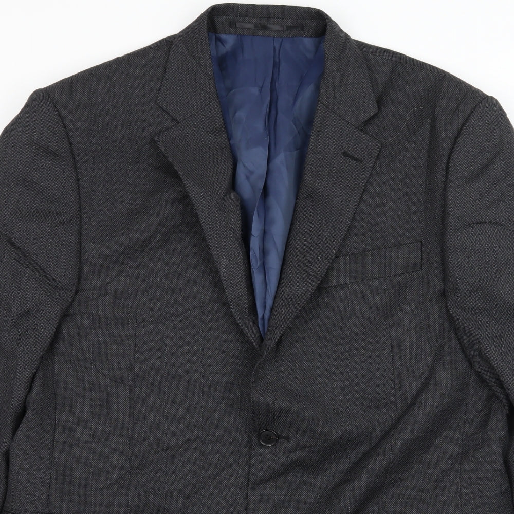 John Lewis Mens Grey   Jacket Suit Jacket Size L