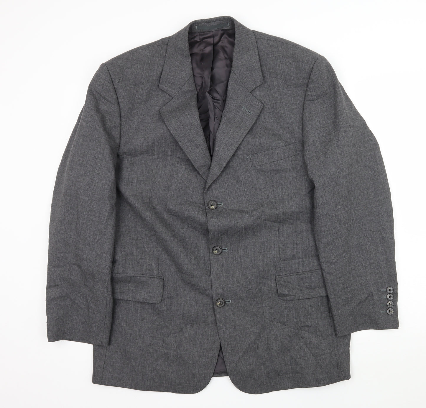 Odermark Mens Grey   Jacket Suit Jacket Size L