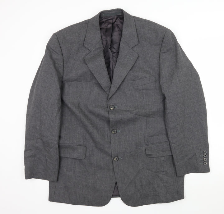 Odermark Mens Grey   Jacket Suit Jacket Size L
