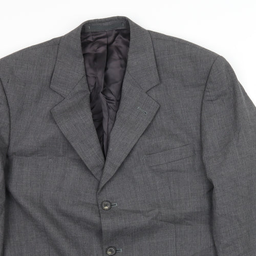 Odermark Mens Grey   Jacket Suit Jacket Size L