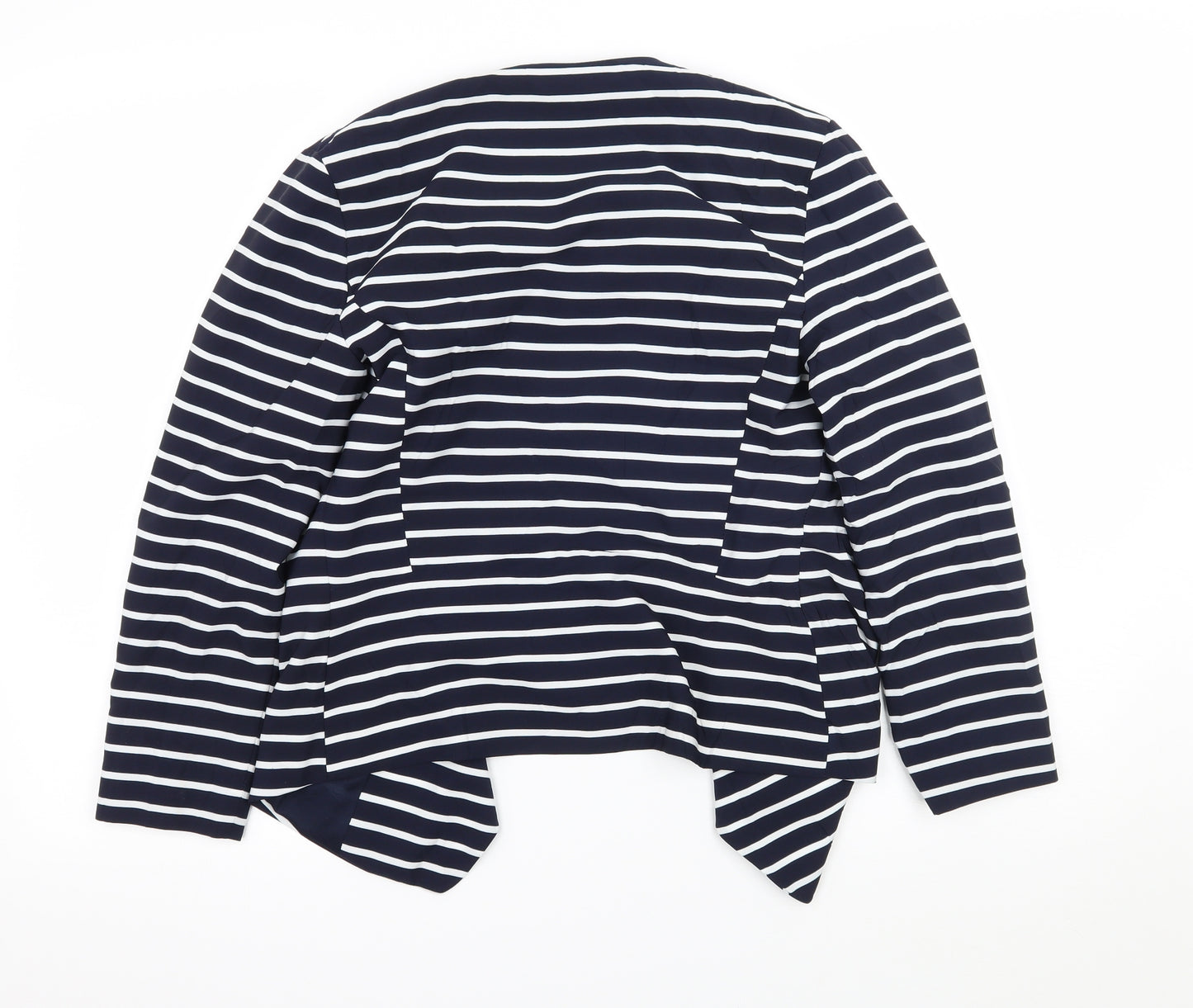 New Look Womens Blue Striped  Jacket  Size 6