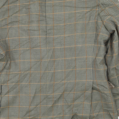 OAKS Mens Beige Check  Jacket Suit Jacket Size L