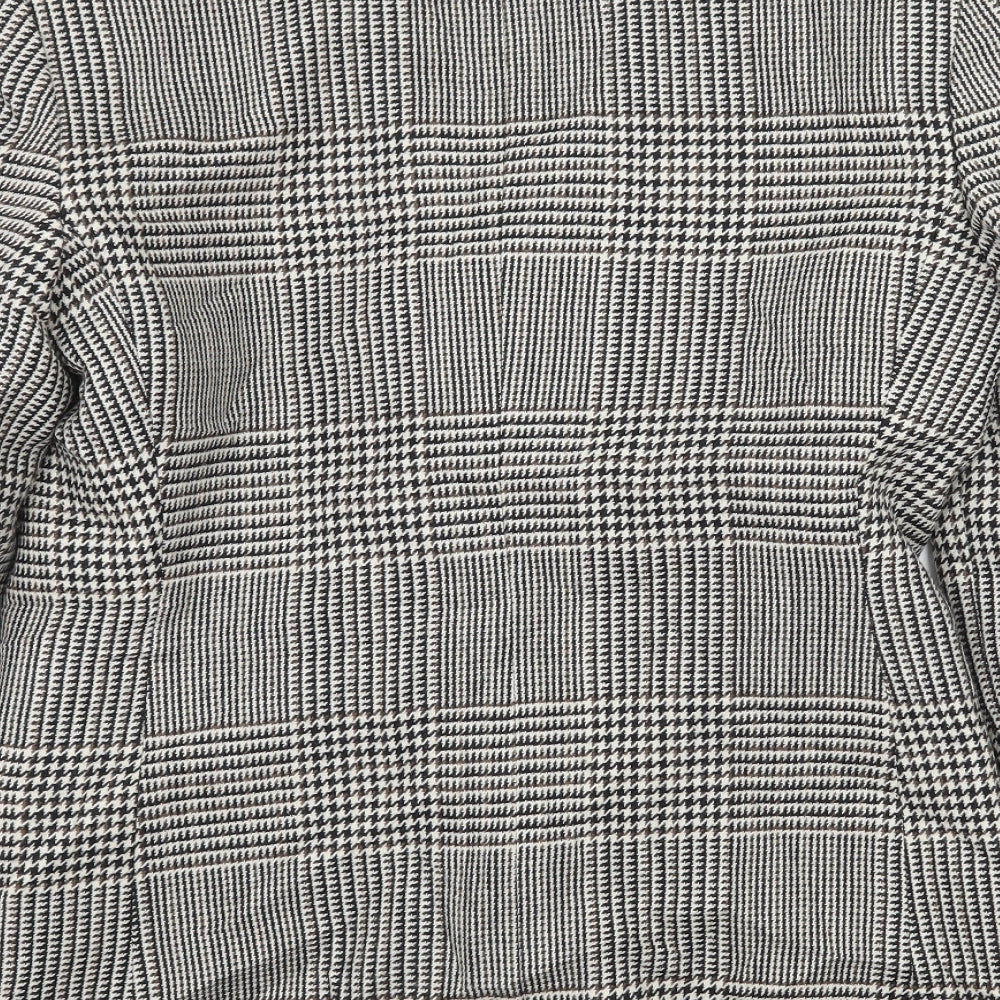 St Michael Womens Ivory Houndstooth  Jacket Blazer Size 12