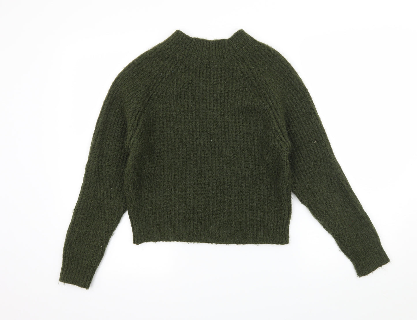 Warehouse Womens Green  Knit Pullover Jumper Size 10
