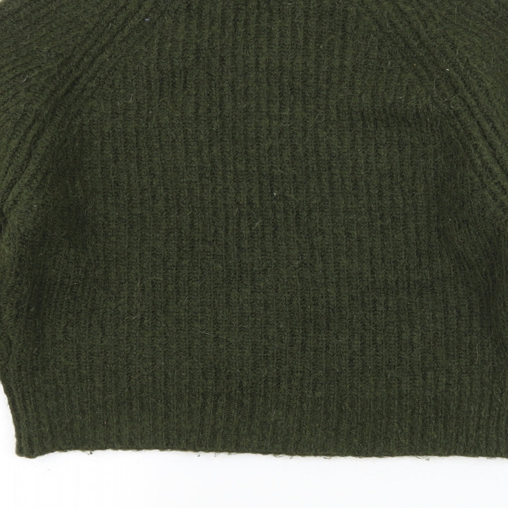 Warehouse Womens Green  Knit Pullover Jumper Size 10