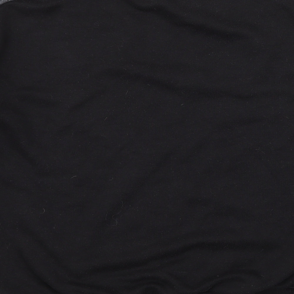 Preworn Womens Black  Jersey Pullover Sweatshirt Size 14