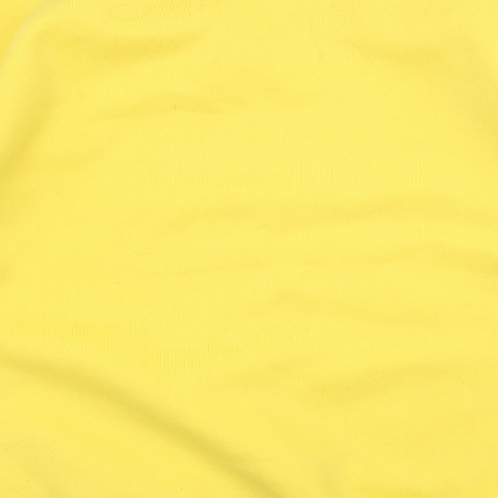 Preworn Womens Yellow  Jersey Pullover Sweatshirt Size S