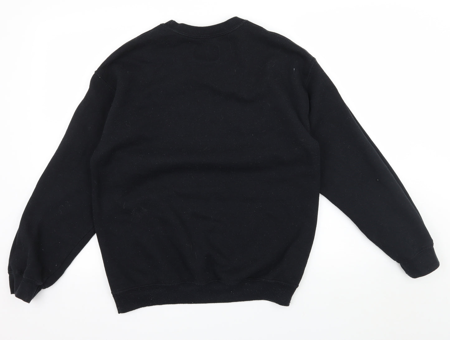 PRETTYLITTLETHING Womens Black  Jersey Pullover Sweatshirt Size S