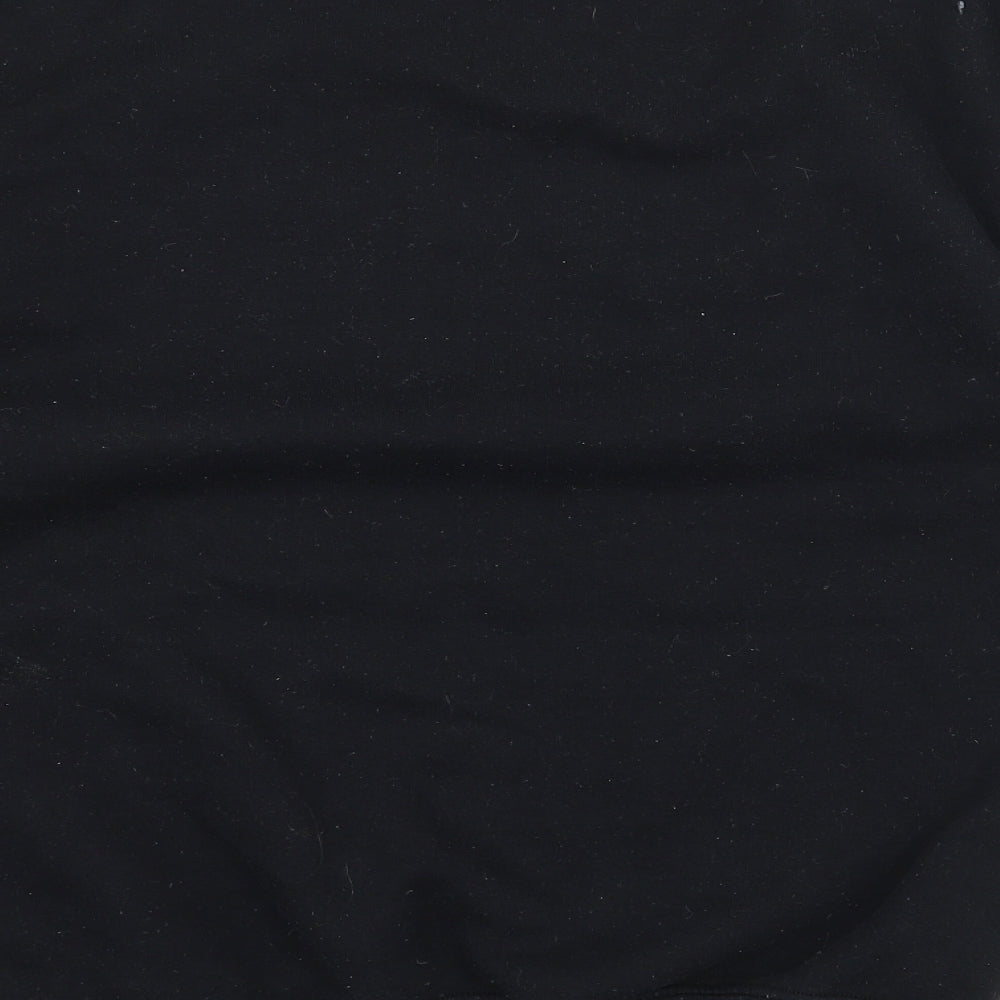 PRETTYLITTLETHING Womens Black  Jersey Pullover Sweatshirt Size S