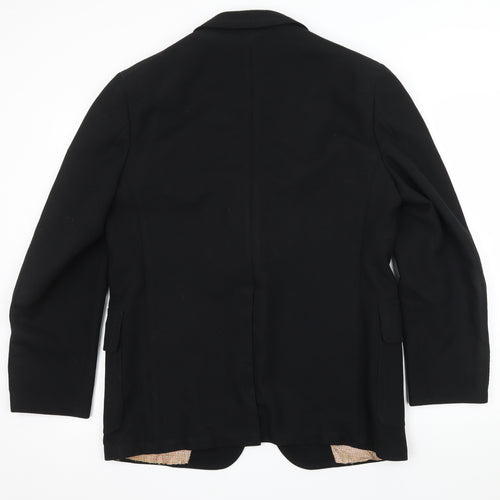 Reid St John Mens Black   Jacket Suit Size L