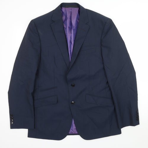 Autograph Mens Blue   Jacket Suit Jacket Size L