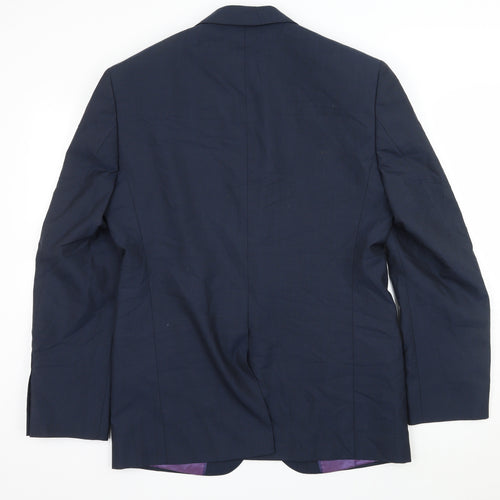 Autograph Mens Blue   Jacket Suit Jacket Size L