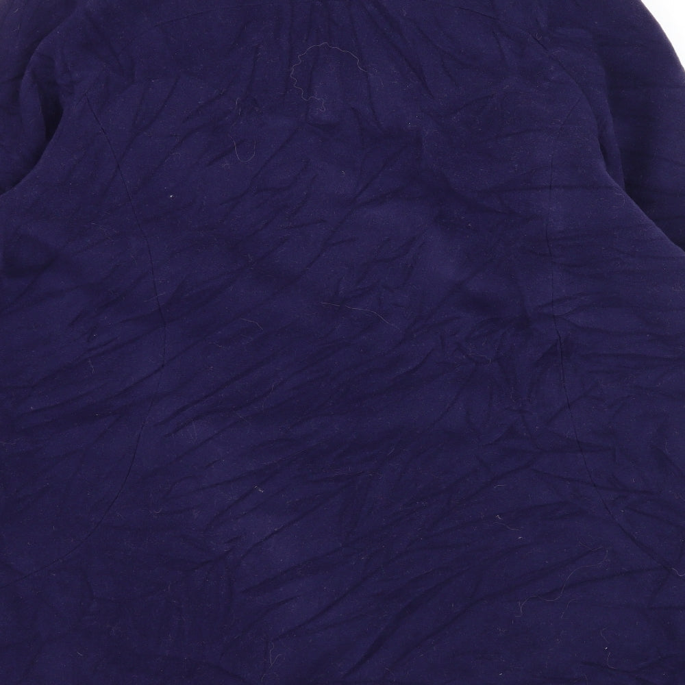 David Nieper Womens Purple   Overcoat Coat Size 20