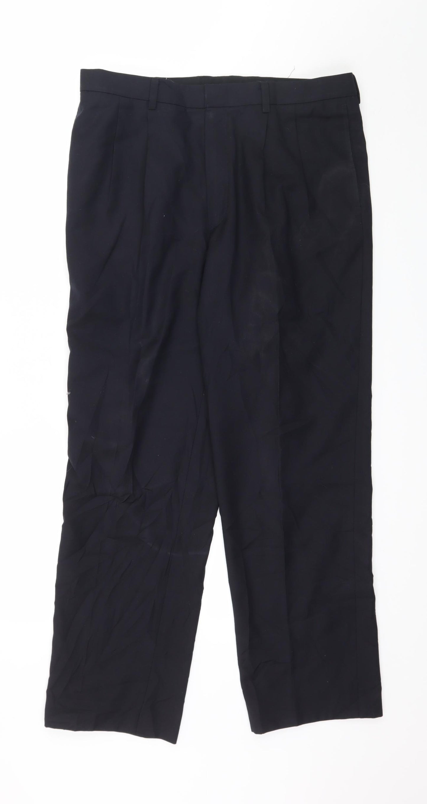Wai Cheng Tailors Mens Blue   Trousers  Size 36 in L30 in