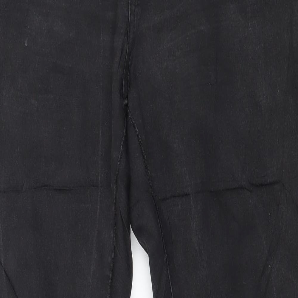 ESMARA Womens Black  Denim Skinny Jeans Size 14 L30 in