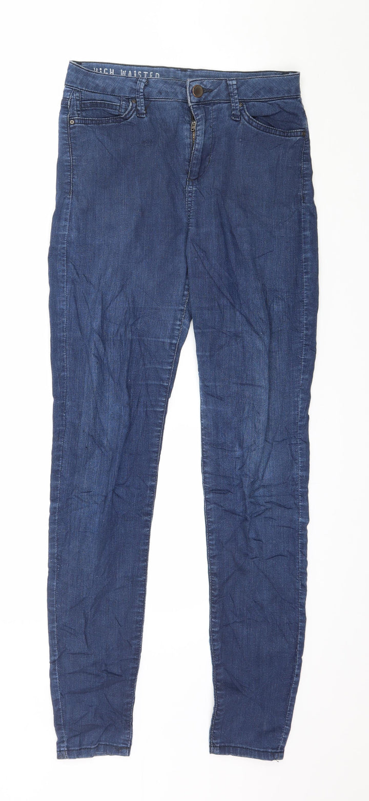 Marks and Spencer Womens Blue  Denim Skinny Jeans Size 8 L30 in