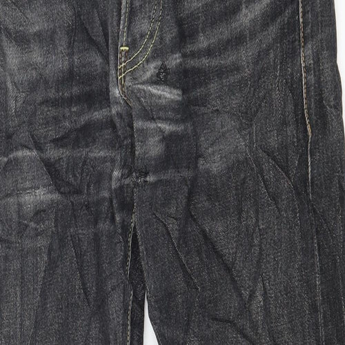 Uniqlo Mens Grey  Denim Straight Jeans Size 32 in L27 in