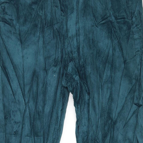 Toast Womens Blue  Corduroy Straight Jeans Size 12 L30 in