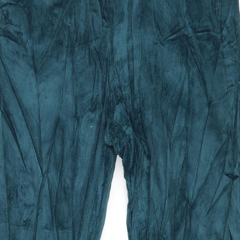 Toast Womens Blue  Corduroy Straight Jeans Size 12 L30 in