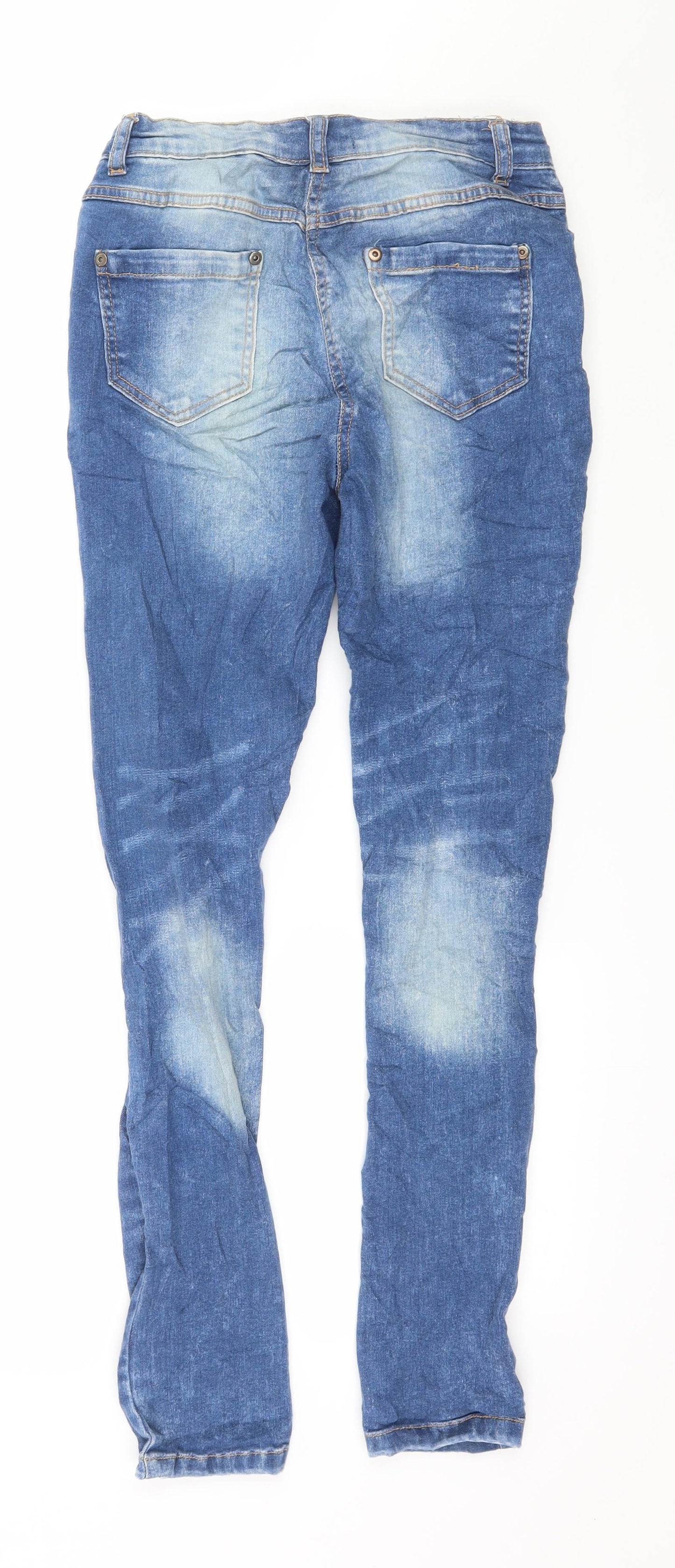 Quiz Womens Blue  Denim Skinny Jeans Size 8 L28 in