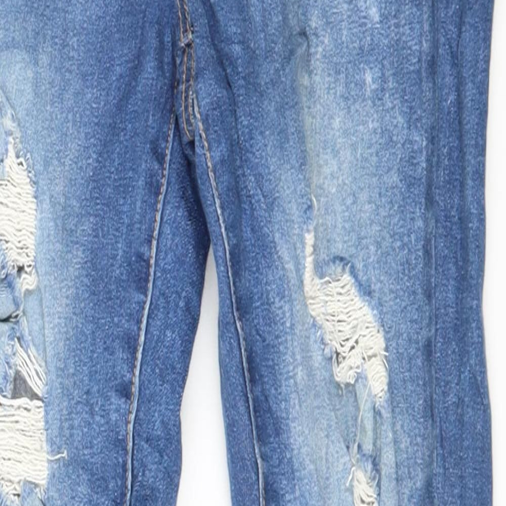 Quiz Womens Blue  Denim Skinny Jeans Size 8 L28 in