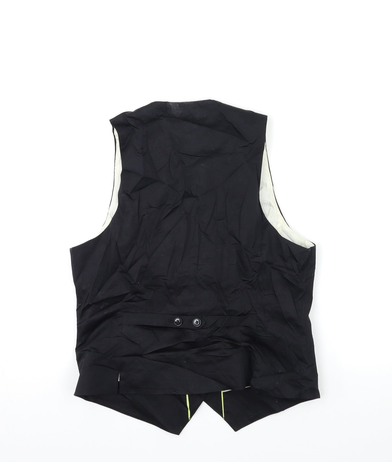 H&M Mens Black   Jacket Waistcoat Size L