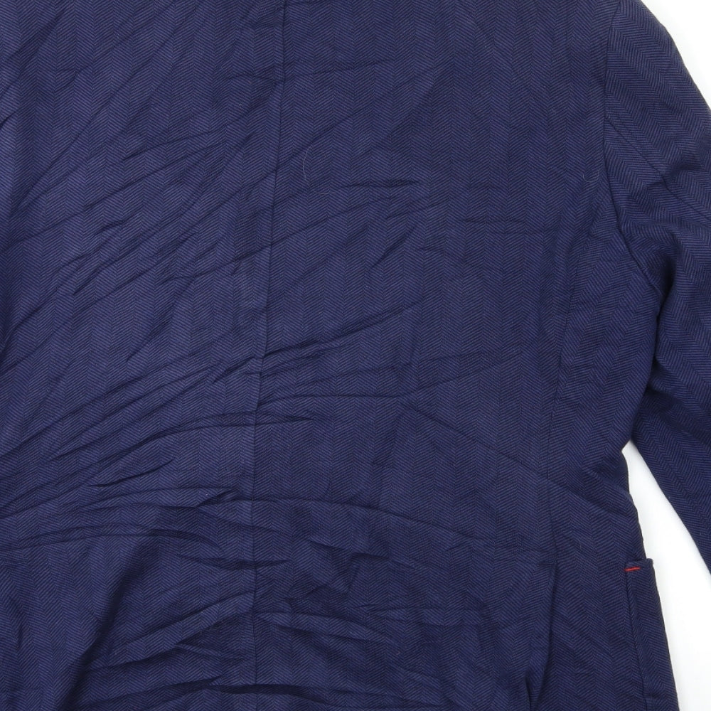 SUITABLE Mens Blue   Jacket Suit Jacket Size 52