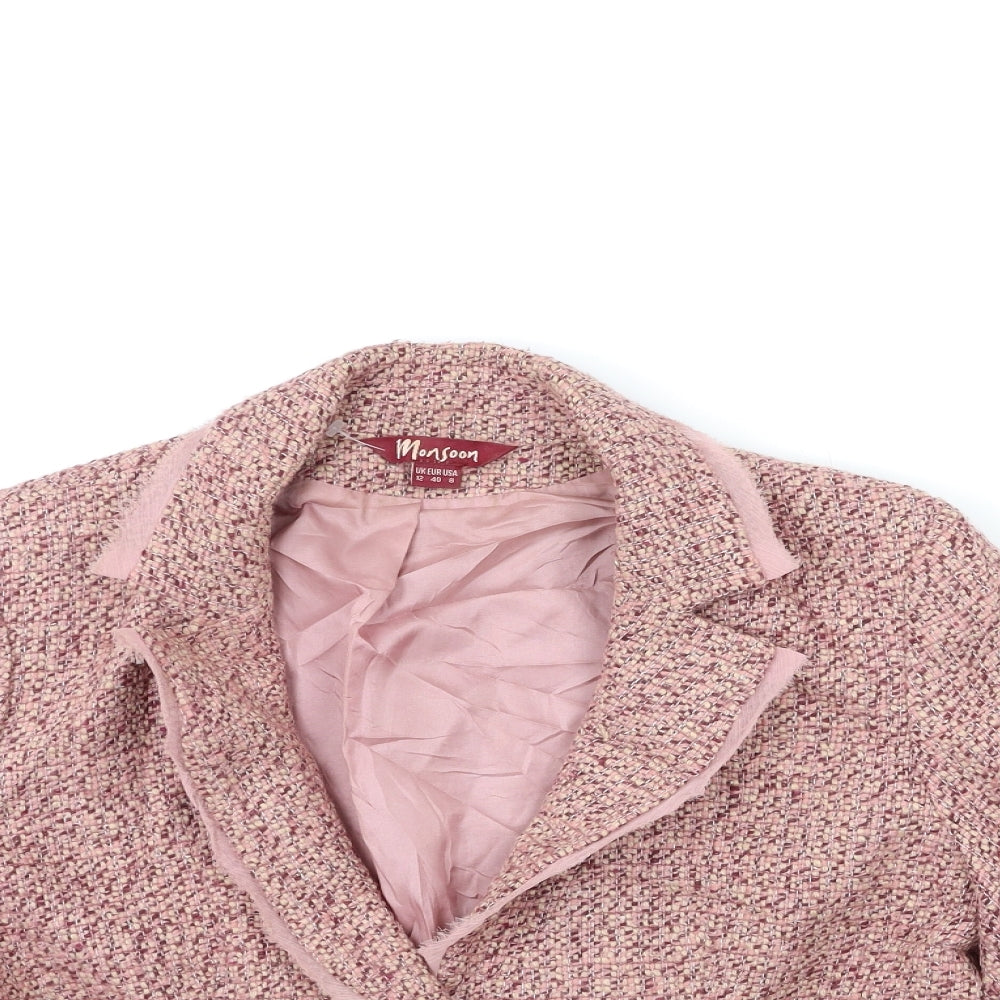 Monsoon Womens Pink   Jacket  Size 12