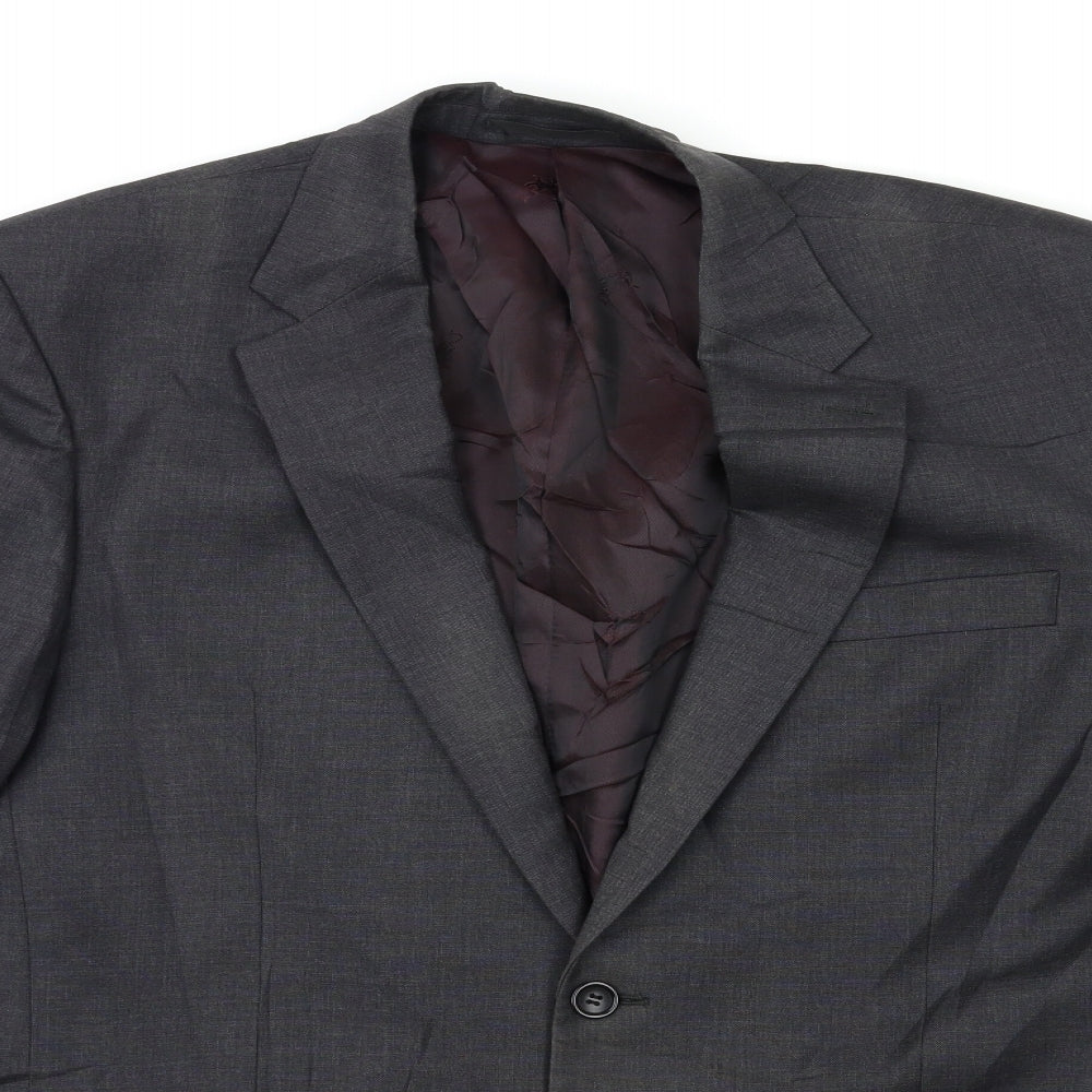 CHESTER Mens Grey   Jacket Suit Jacket Size 42