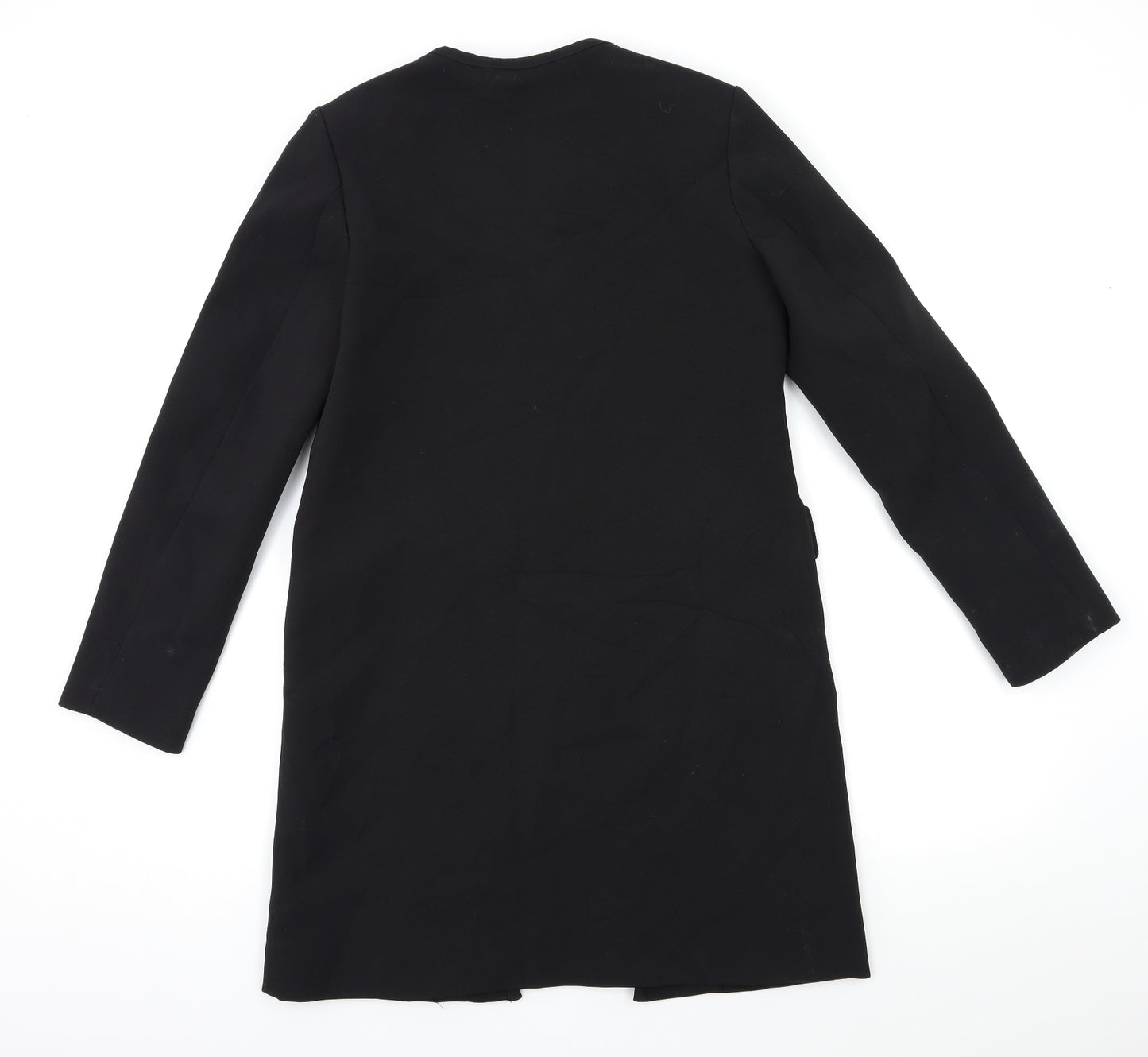 H&M Womens Black   Overcoat Coat Size 6